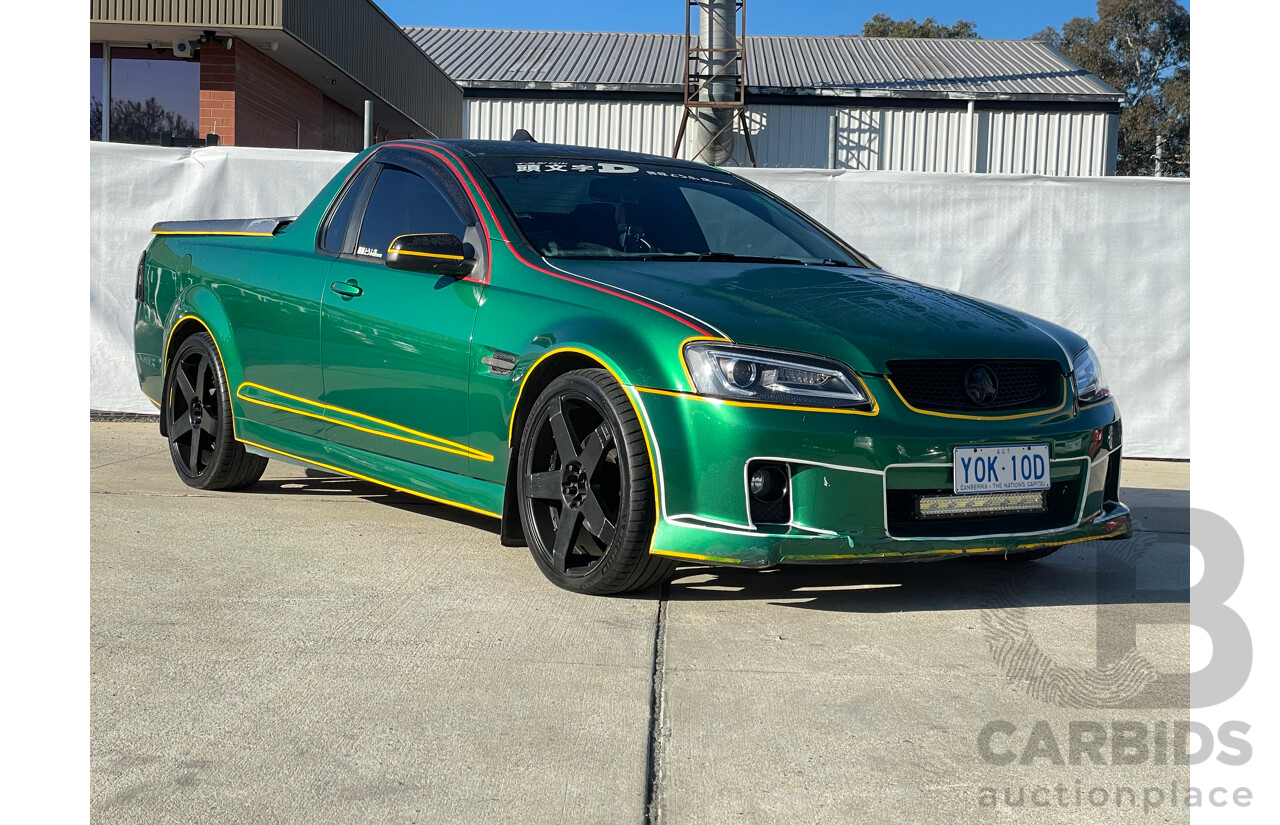 12/2009 Holden Commodore SV6 VE MY09.5 Utility Green 3.6L