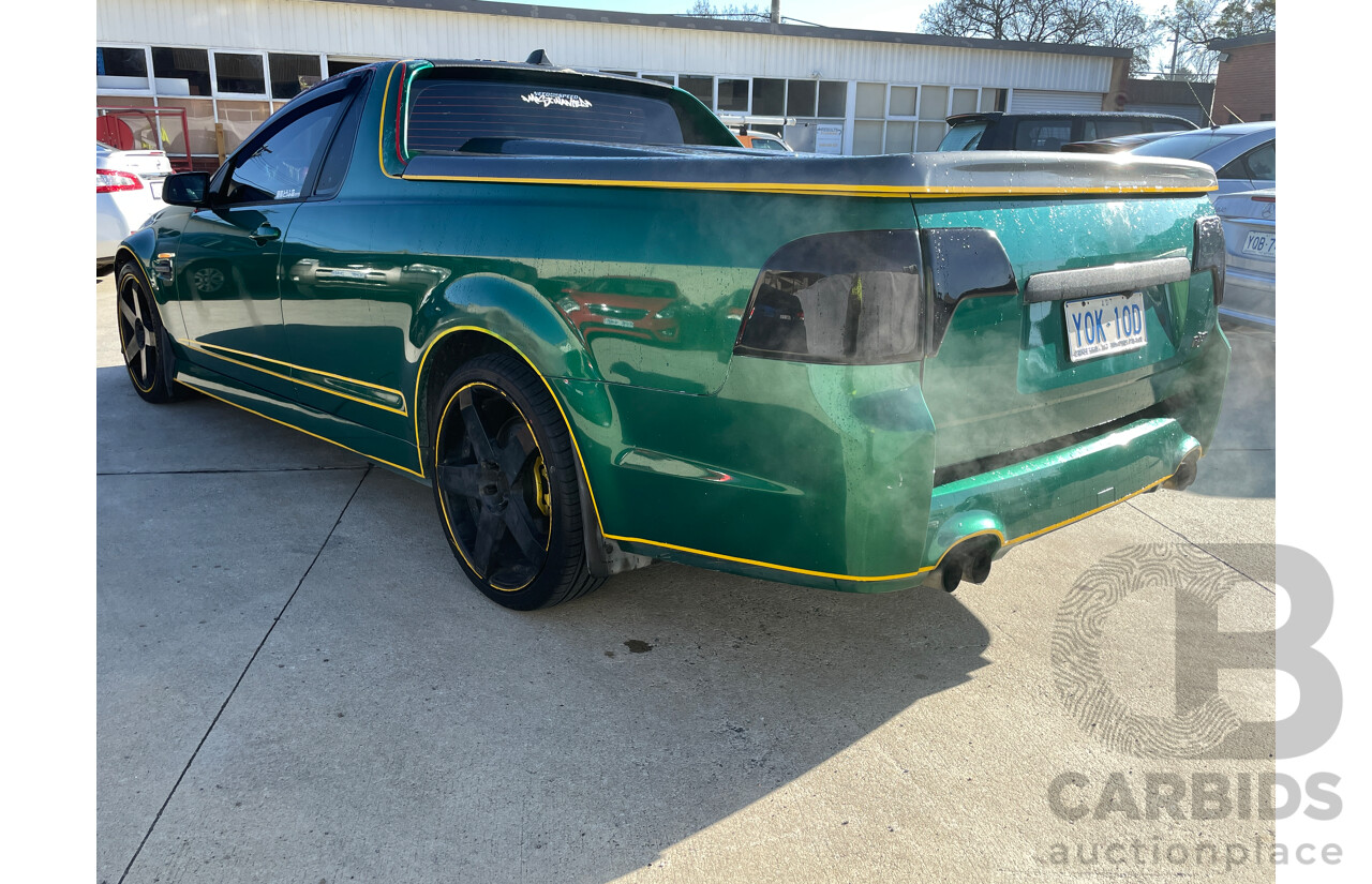 12/2009 Holden Commodore SV6 VE MY09.5 Utility Green 3.6L