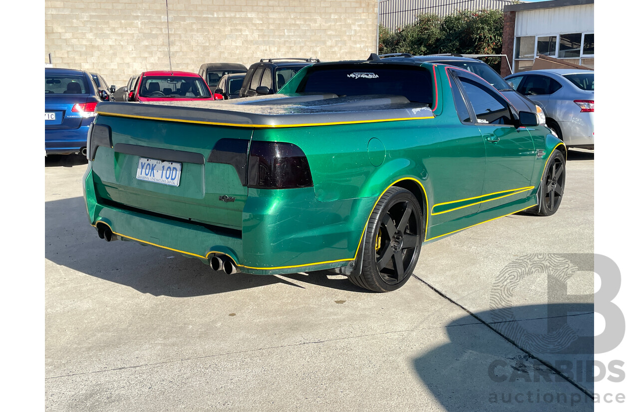 12/2009 Holden Commodore SV6 VE MY09.5 Utility Green 3.6L