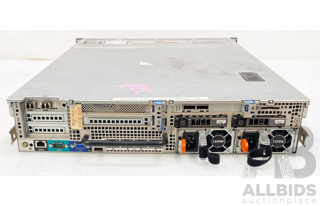 Dell DR6000 Dual Intel Xeon (E5 2670) 2.6GHz-3.3GHz 8-Core CPU 2RU Server W/ 48.6TB Storage