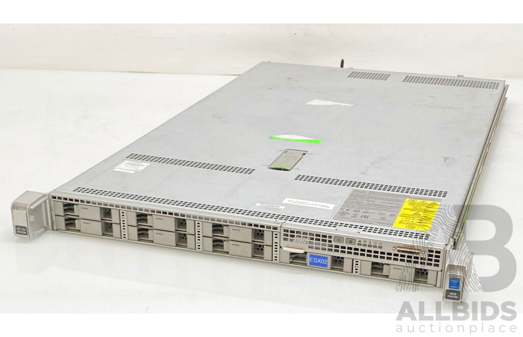 CISCO (UCS C220 M4) Dual Intel Xeon (E5-2660 V3) 2.6GHz-3.3GHz 10-Core CPU 1RU Server W/ 128GB DDR4