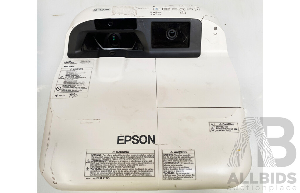 Epson Europe (EB-1420Wi) WXGA Ultra Short Throw Projector