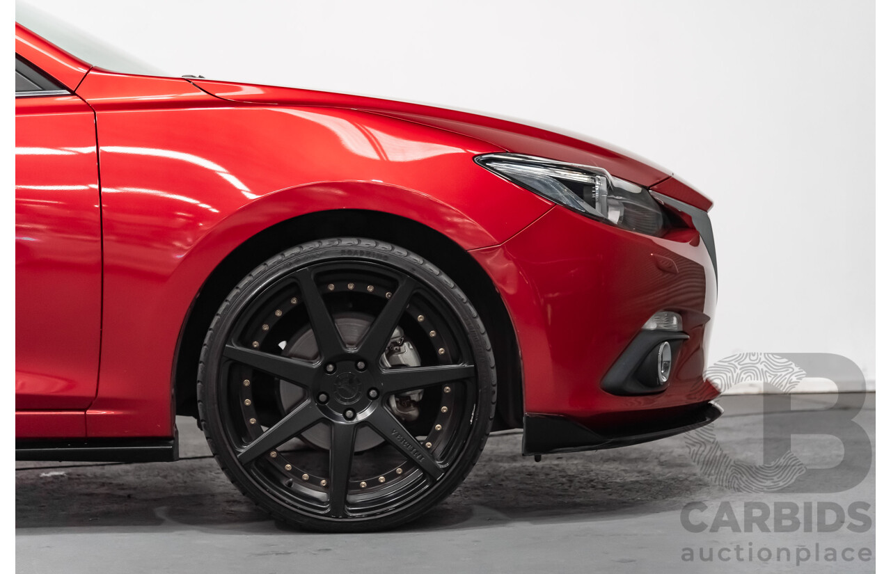 5/2016 Mazda 3 SP25 GT BM 4d Sedan Red 2.5L
