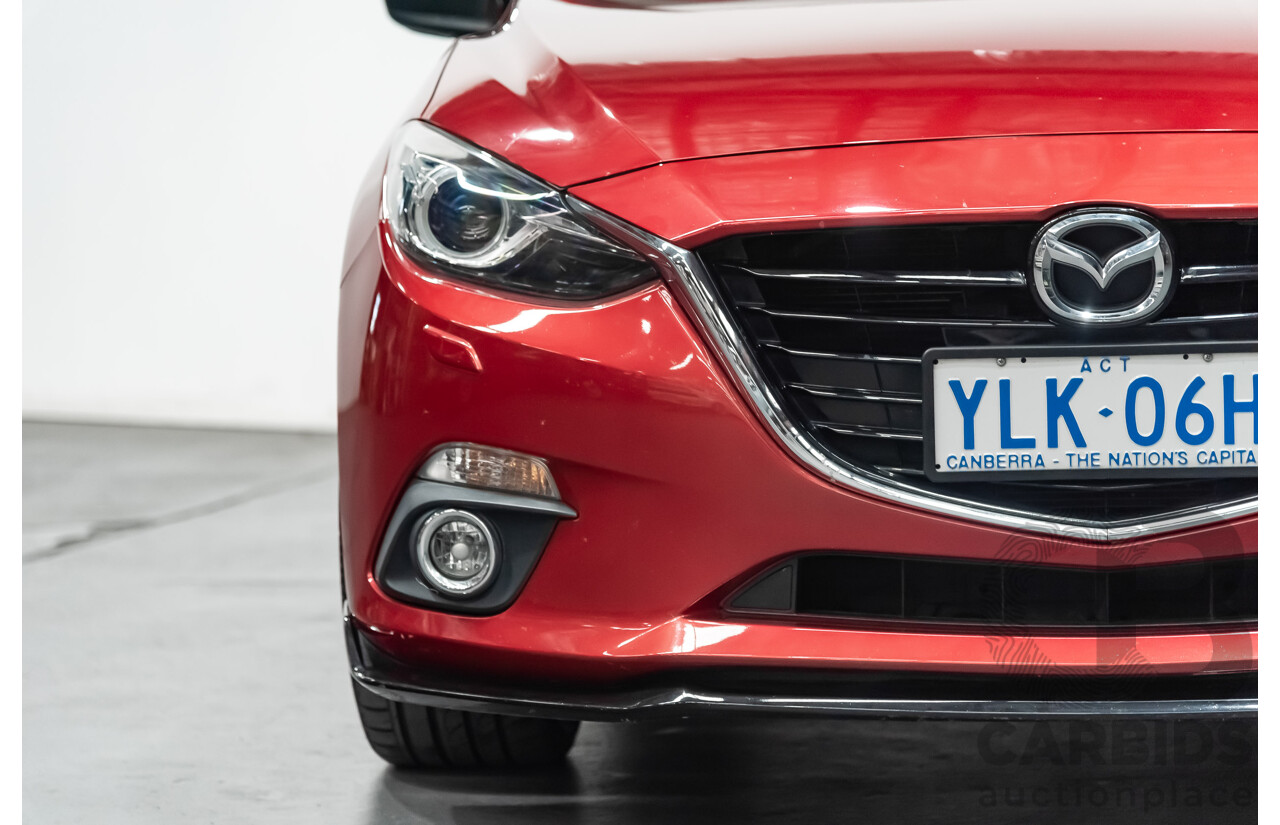 5/2016 Mazda 3 SP25 GT BM 4d Sedan Red 2.5L