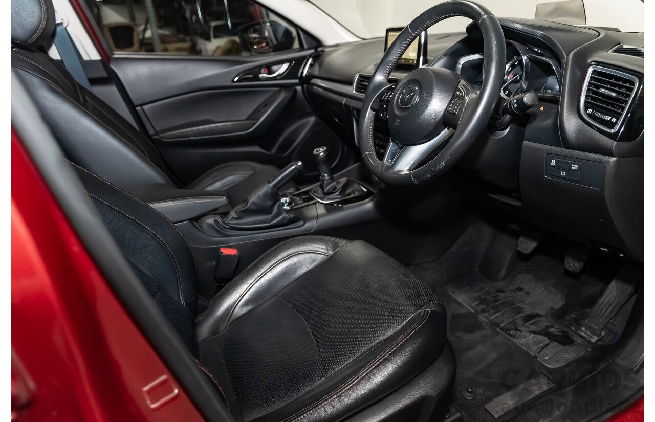 5/2016 Mazda 3 SP25 GT BM 4d Sedan Red 2.5L