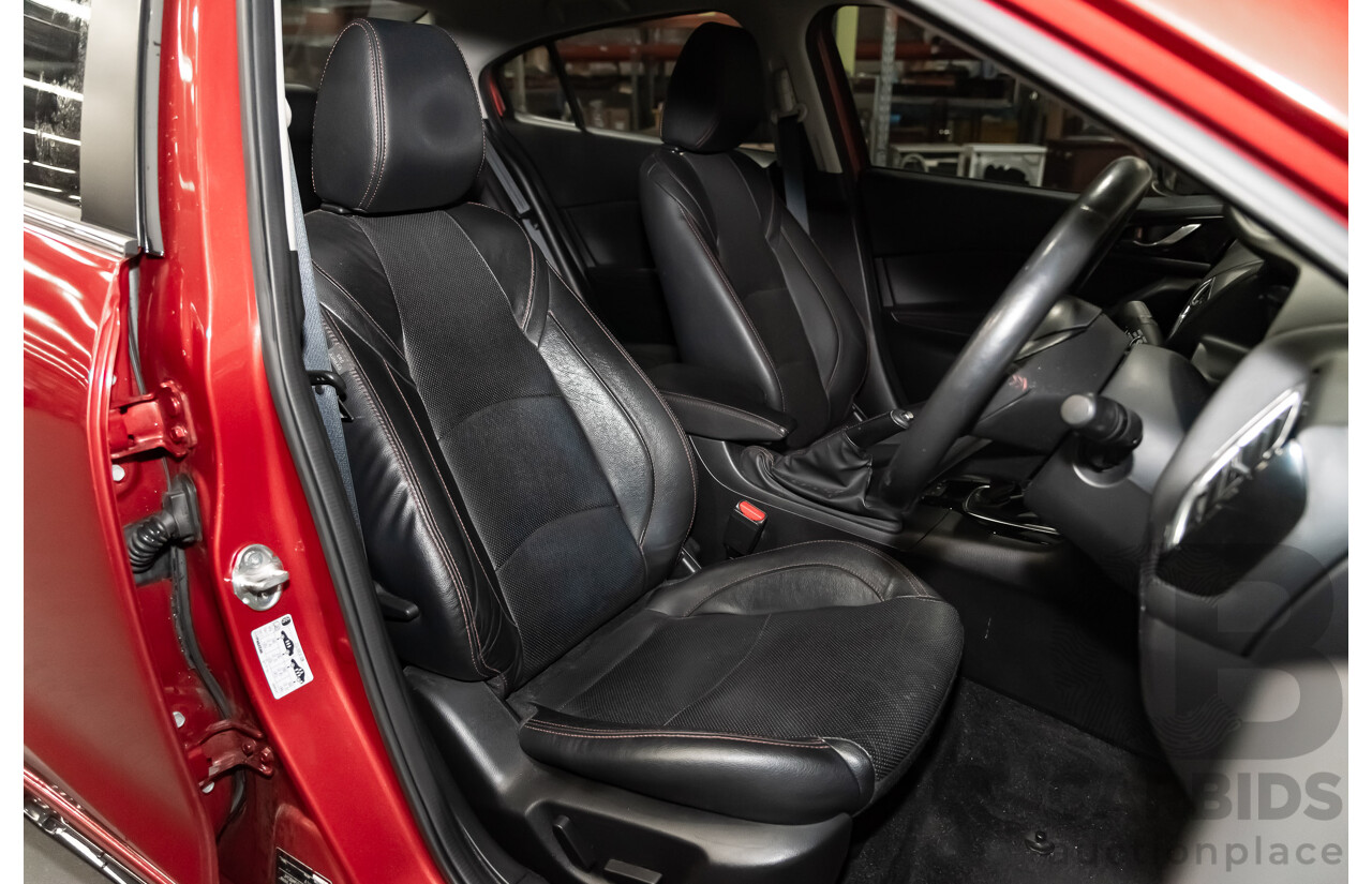 5/2016 Mazda 3 SP25 GT BM 4d Sedan Red 2.5L