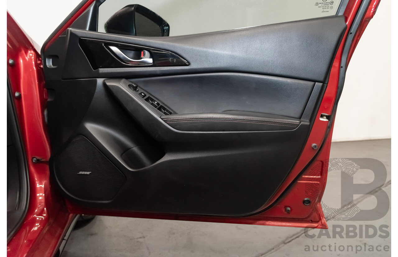 5/2016 Mazda 3 SP25 GT BM 4d Sedan Red 2.5L