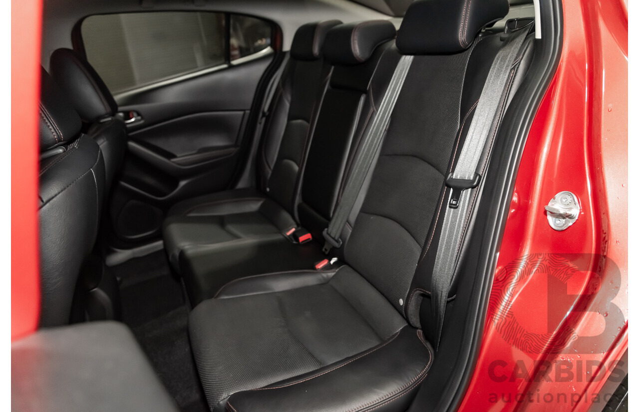5/2016 Mazda 3 SP25 GT BM 4d Sedan Red 2.5L