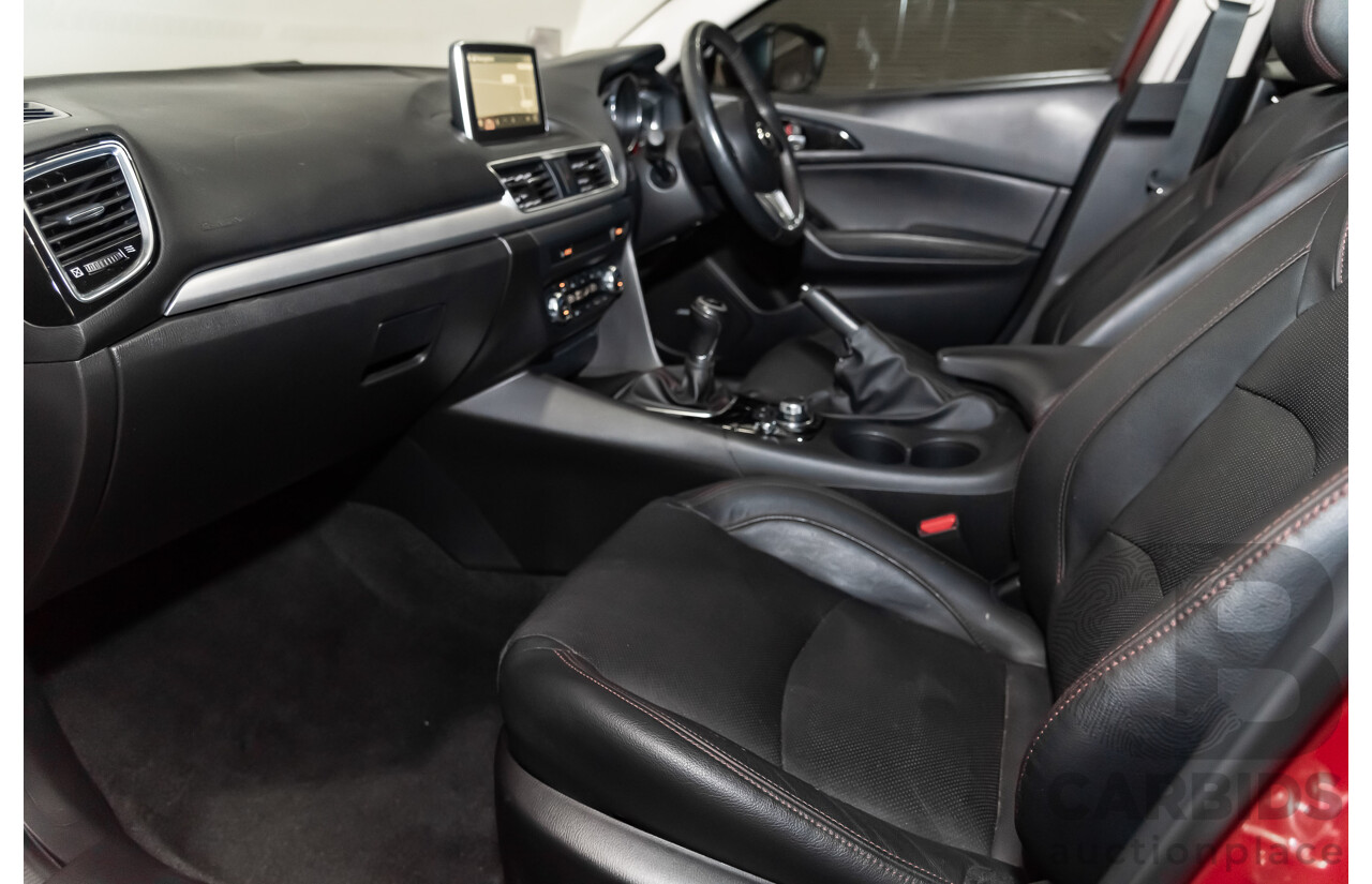 5/2016 Mazda 3 SP25 GT BM 4d Sedan Red 2.5L