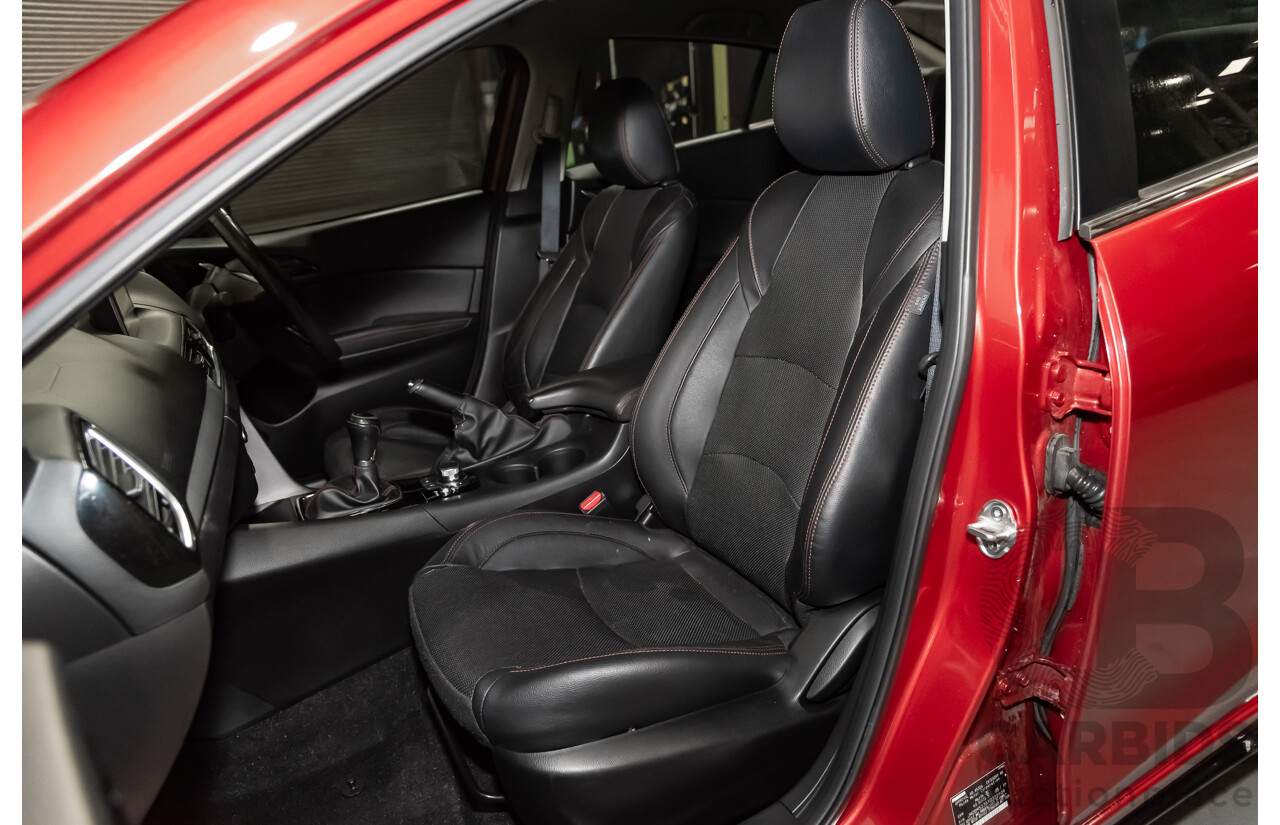 5/2016 Mazda 3 SP25 GT BM 4d Sedan Red 2.5L