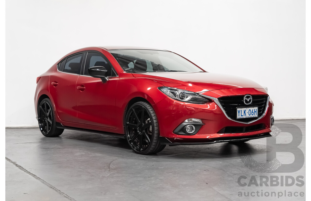 5/2016 Mazda 3 SP25 GT BM 4d Sedan Red 2.5L