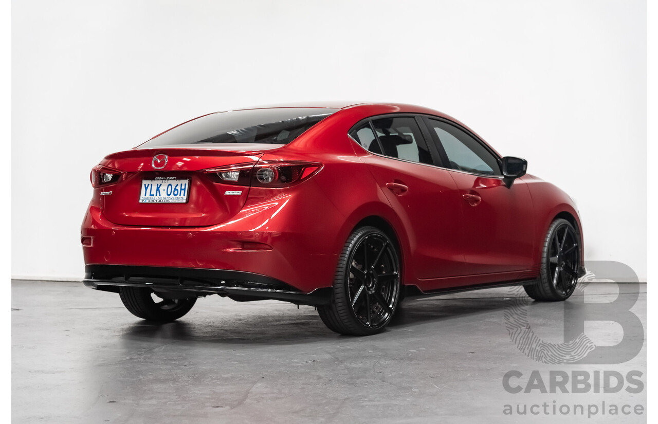 5/2016 Mazda 3 SP25 GT BM 4d Sedan Red 2.5L