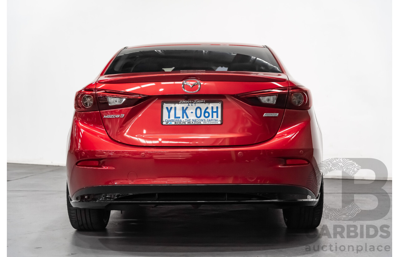 5/2016 Mazda 3 SP25 GT BM 4d Sedan Red 2.5L