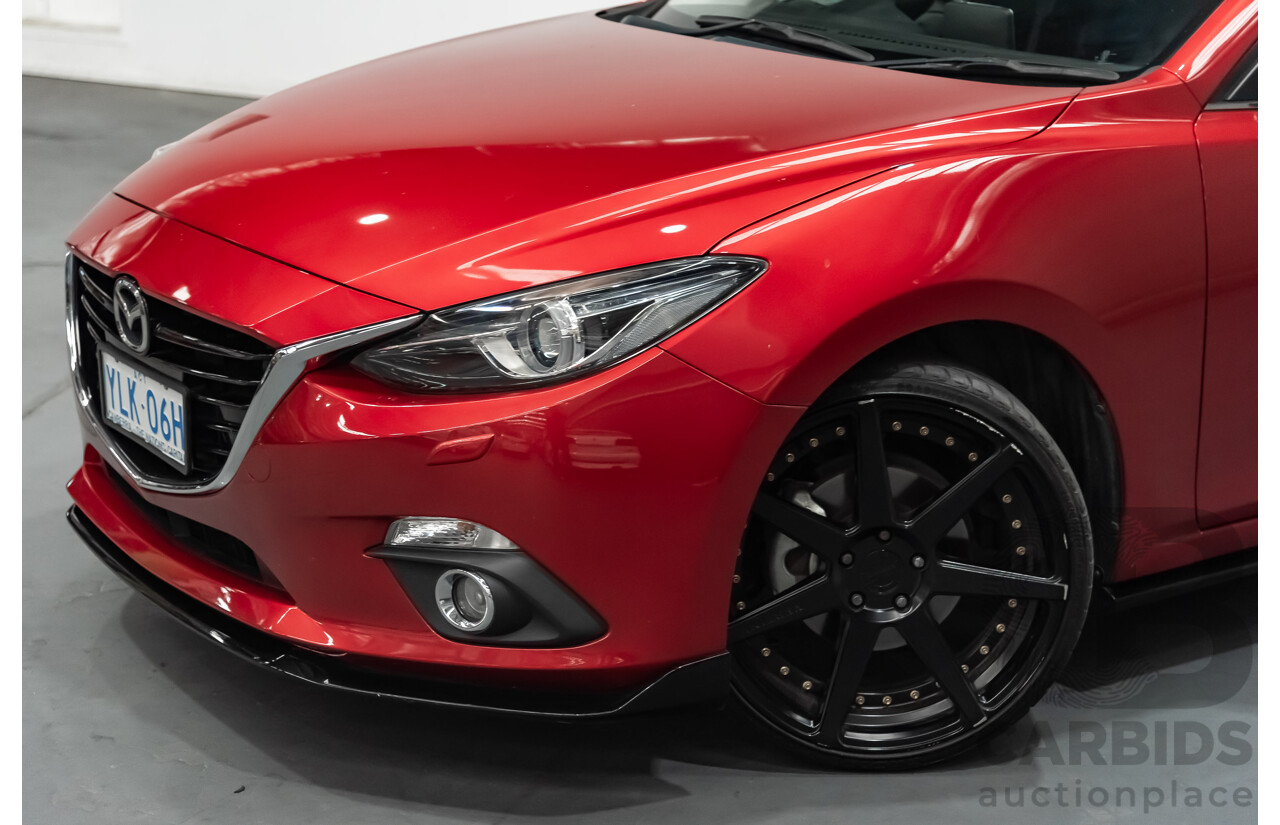 5/2016 Mazda 3 SP25 GT BM 4d Sedan Red 2.5L