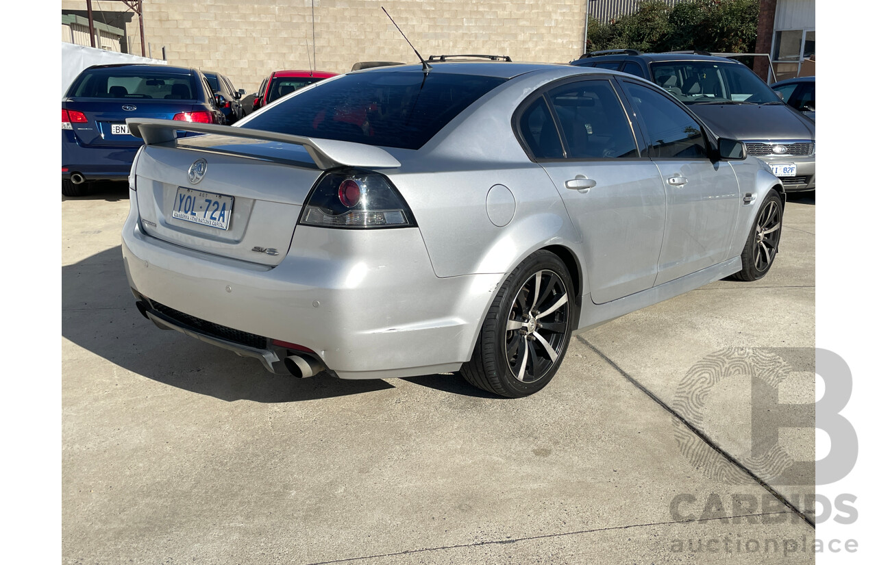 8/2008 Holden Commodore SV6 VE MY08 4d Sedan Silver 3.6L