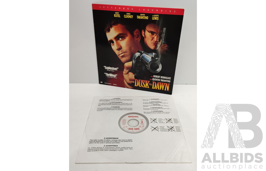 Alien, Alien 3, From Dusk Till Dawn and Strange Days - Lazer Disk Moives