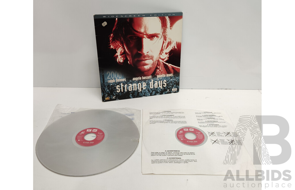 Alien, Alien 3, From Dusk Till Dawn and Strange Days - Lazer Disk Moives