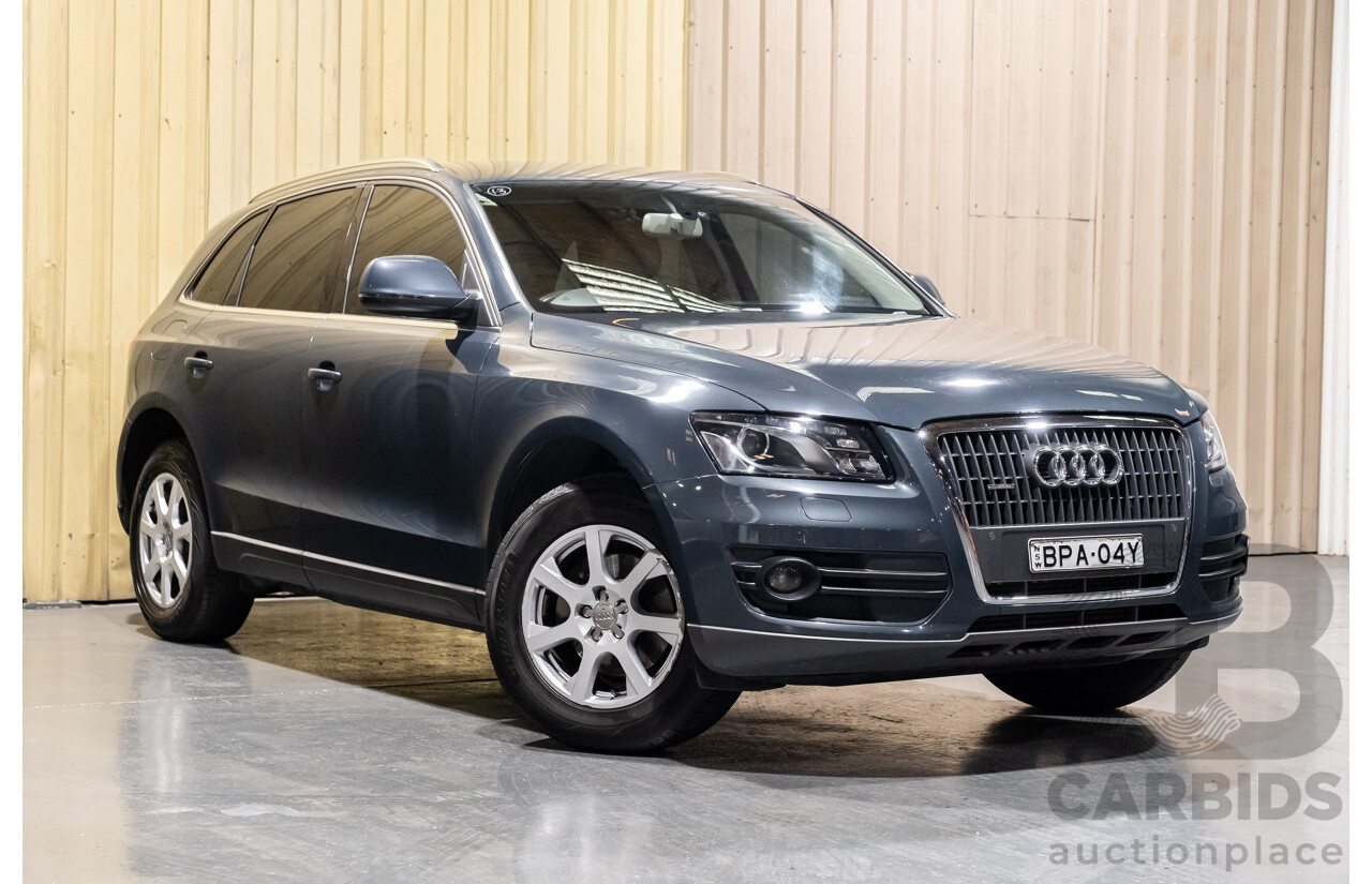 4/2011 Audi Q5 2.0 TFSI Quattro (AWD) 8R MY11 4d Wagon Metallic Grey Turbo 2.0L