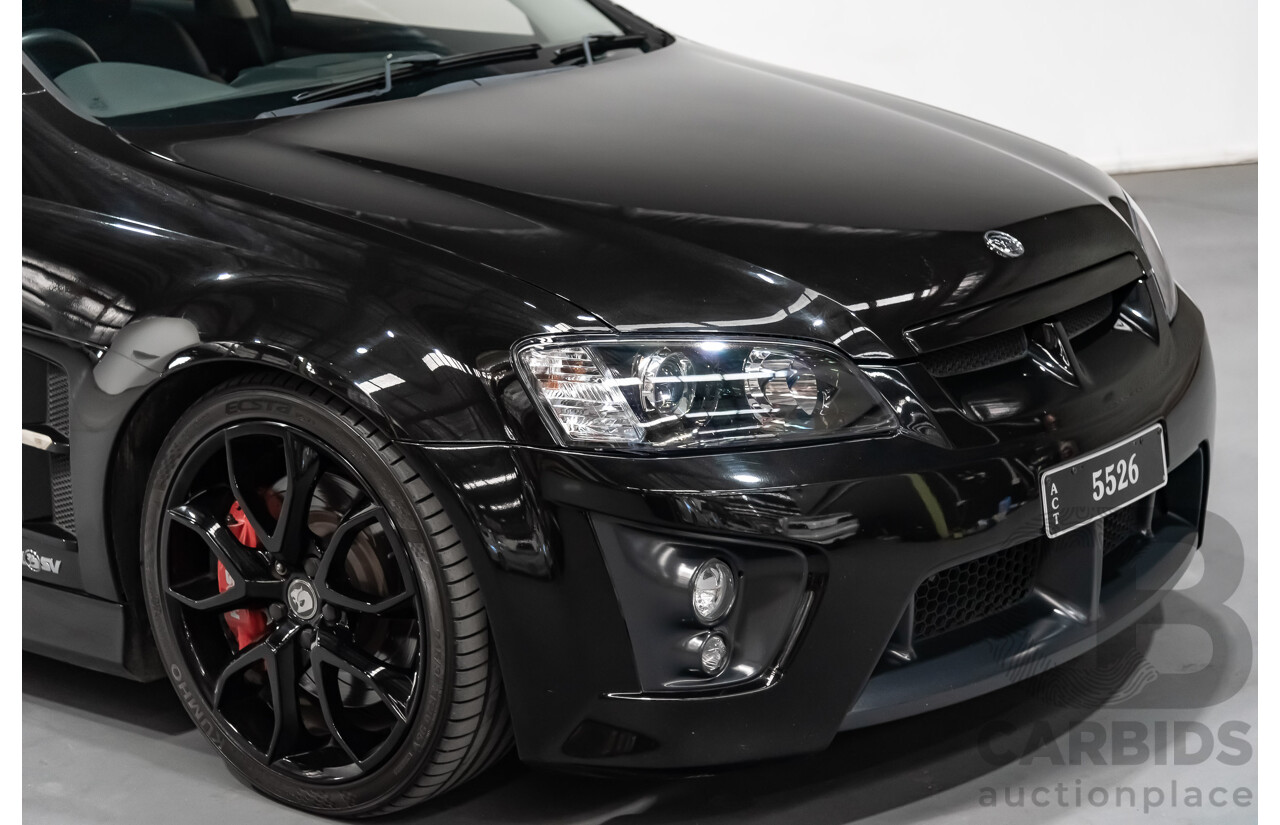 4/2009 Holden HSV Clubsport R8 Tourer E SERIES 4d Wagon Black 6.2L LS3 V8