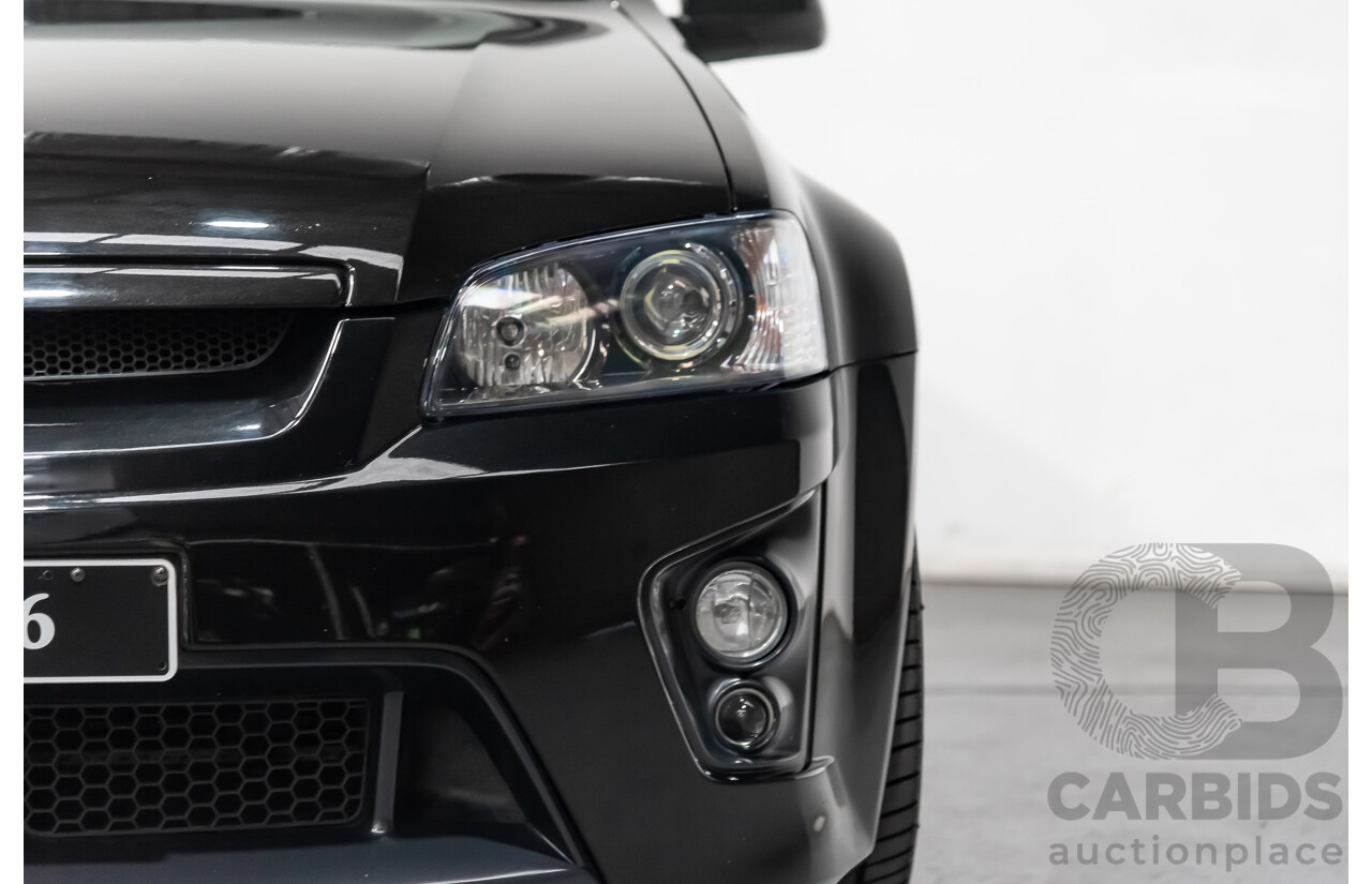 4/2009 Holden HSV Clubsport R8 Tourer E SERIES 4d Wagon Black 6.2L LS3 V8