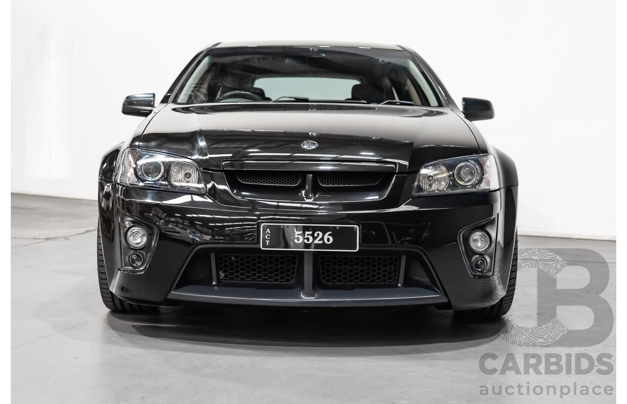 4/2009 Holden HSV Clubsport R8 Tourer E SERIES 4d Wagon Black 6.2L LS3 V8