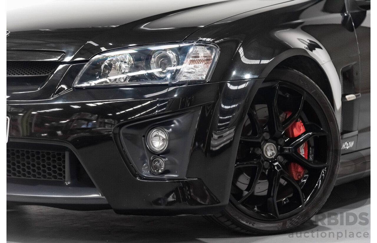 4/2009 Holden HSV Clubsport R8 Tourer E SERIES 4d Wagon Black 6.2L LS3 V8