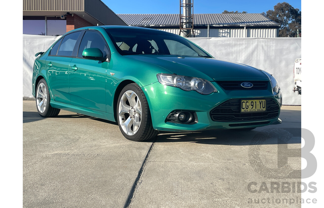 1/2012 Ford Falcon XR6 FG MK2 4d Sedan Green 4.0L