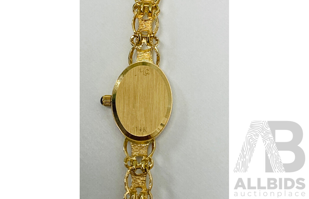 14ct Gold Michael Anthony Swiss Quartz Watch