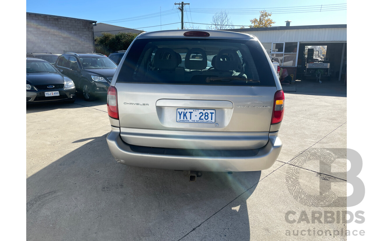 5/2003 Chrysler Grand Voyager SE RG 4d Wagon Gold 3.3L