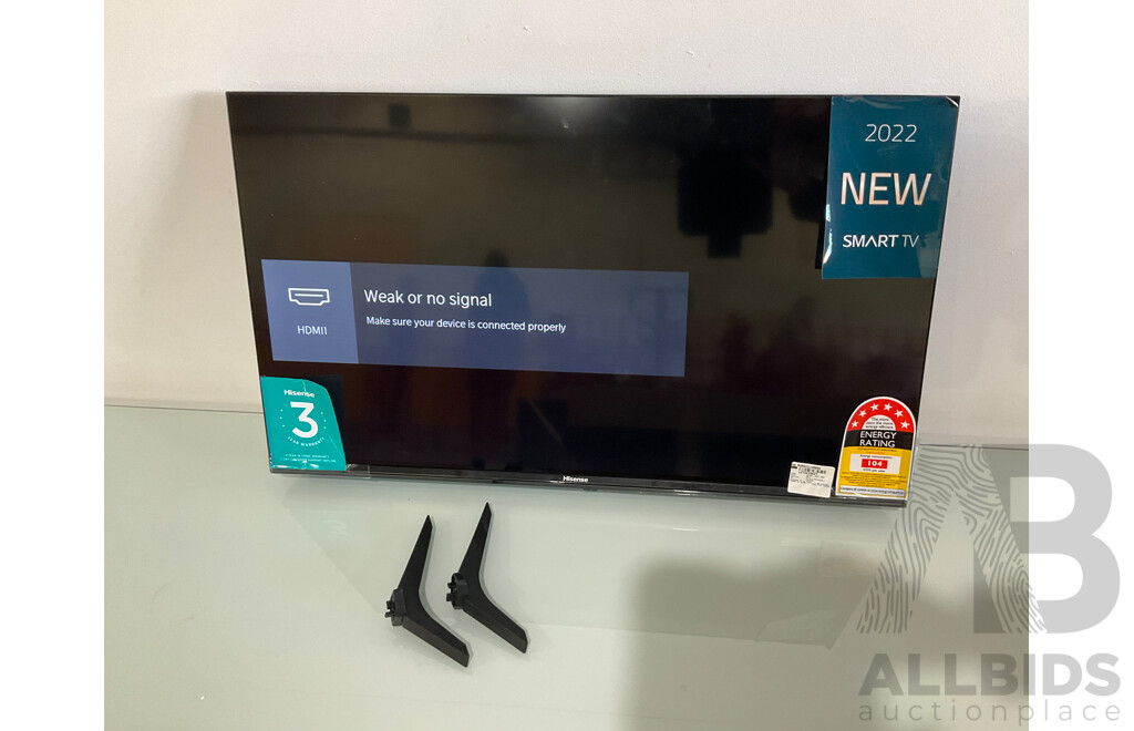 Hisense 32 Inch HD TV (32A4HAU) - Estimated ORP $295