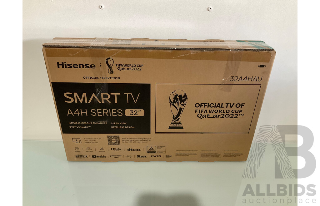 Hisense 32 Inch HD TV (32A4HAU) - Estimated ORP $295