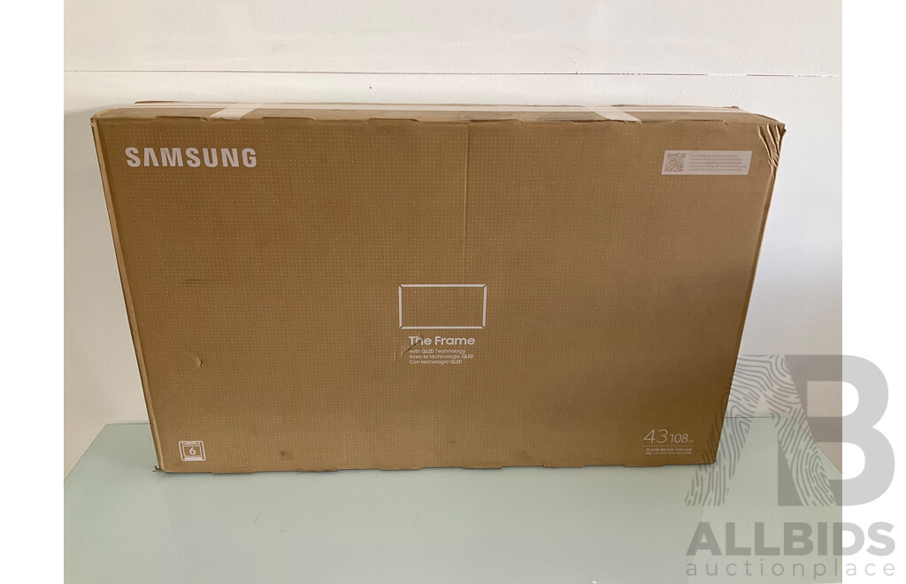 SAMSUNG 43inch the Frame QLED 4K Smart TV (2022) (QA43LS03BAWXXY) - Estimated ORP $1495