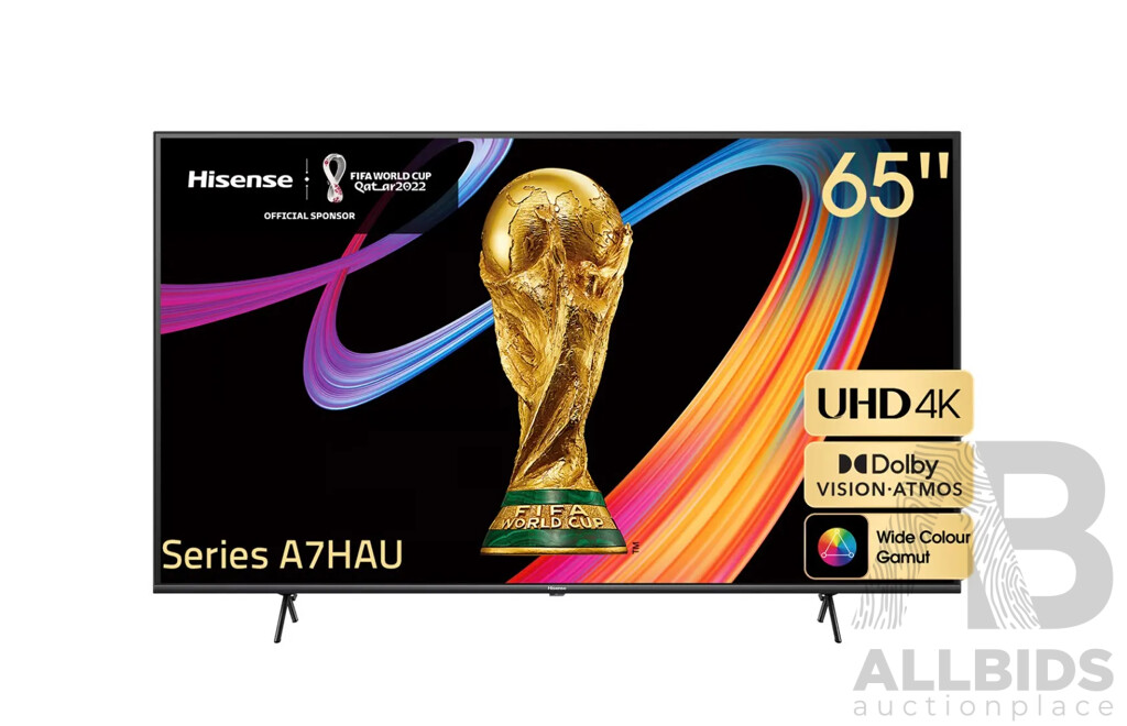 HISENSE 65 Inch 4K UHD Smart TV  (65A7HAU) - Estimated ORP $895