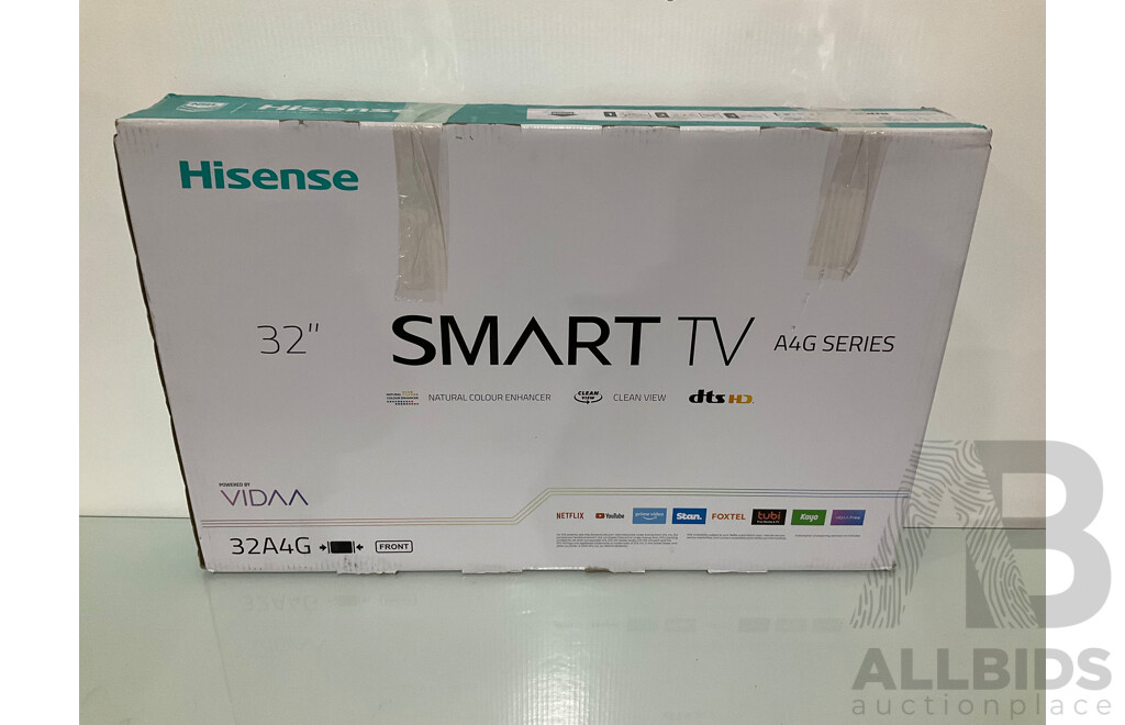 HISENSE 32inch HD TV Series A4G (32A4G) - Estimated ORP $449