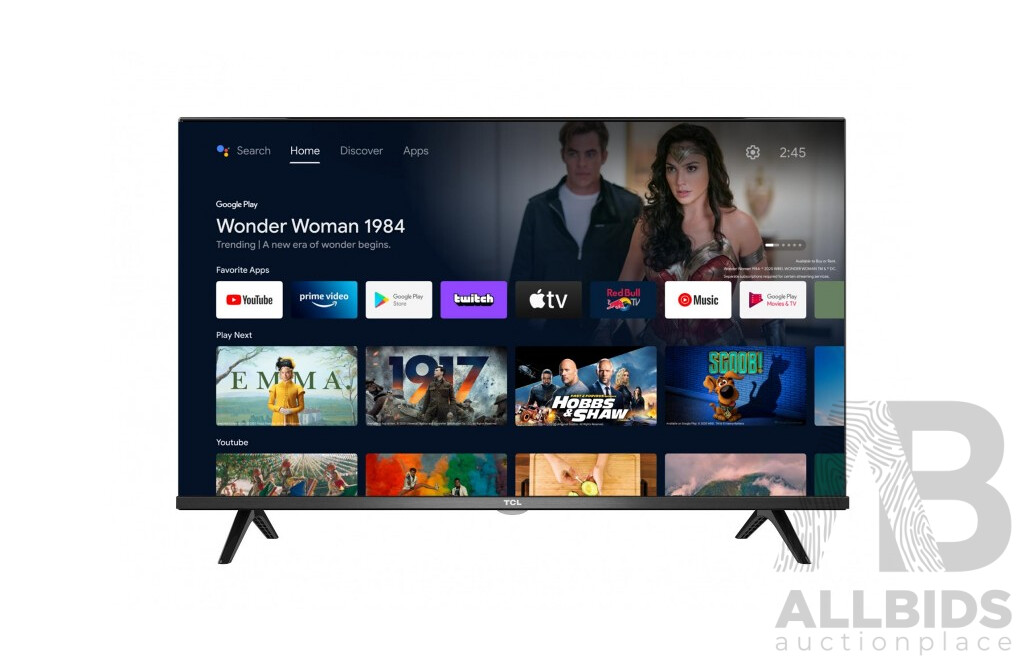 TCL 44inch S615 Full HD LED LCD Smart TV (40S615-AU) - Estimated ORP $399