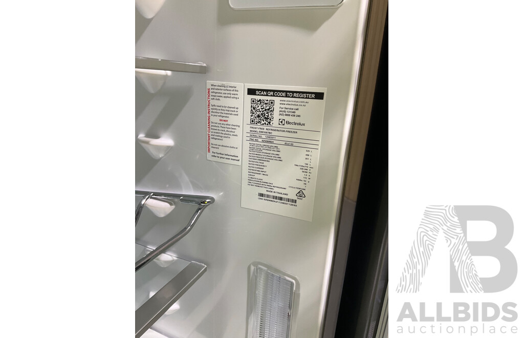 ELECTROLUX EHP 496 LTR 2 DOOR B/ MOUNT FREEZER - ORP $4149.00