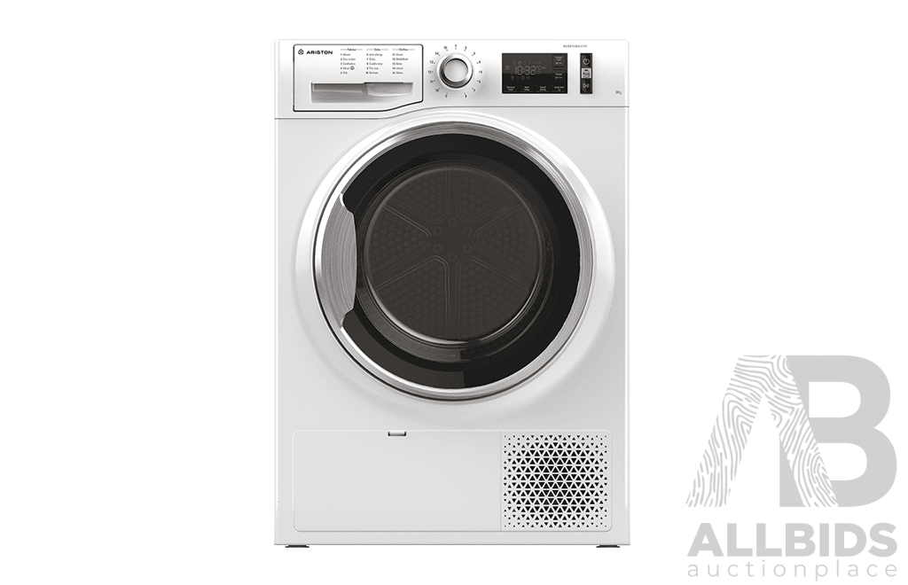 ARISTON (N11HPLWAUS) 8kg Heat Pump Dryer - ORP $1,299.00