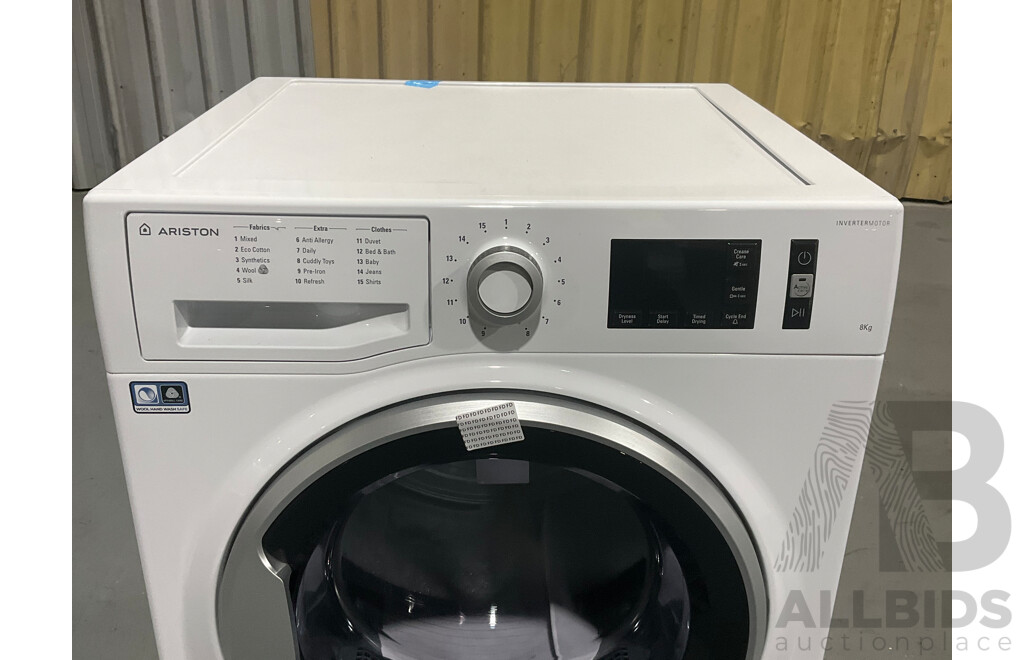 ARISTON (N11HPLWAUS) 8kg Heat Pump Dryer - ORP $1,299.00