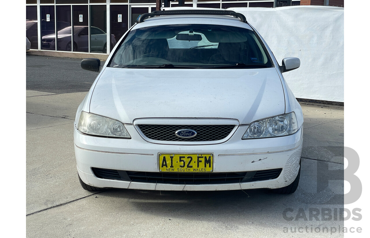 7/2005 Ford Falcon Futura BA MKII 4d Wagon White 4.0L