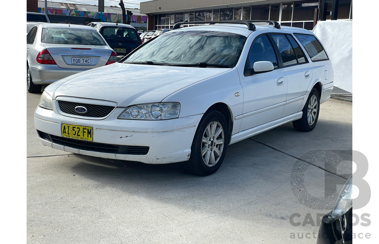 7/2005 Ford Falcon Futura BA MKII 4d Wagon White 4.0L