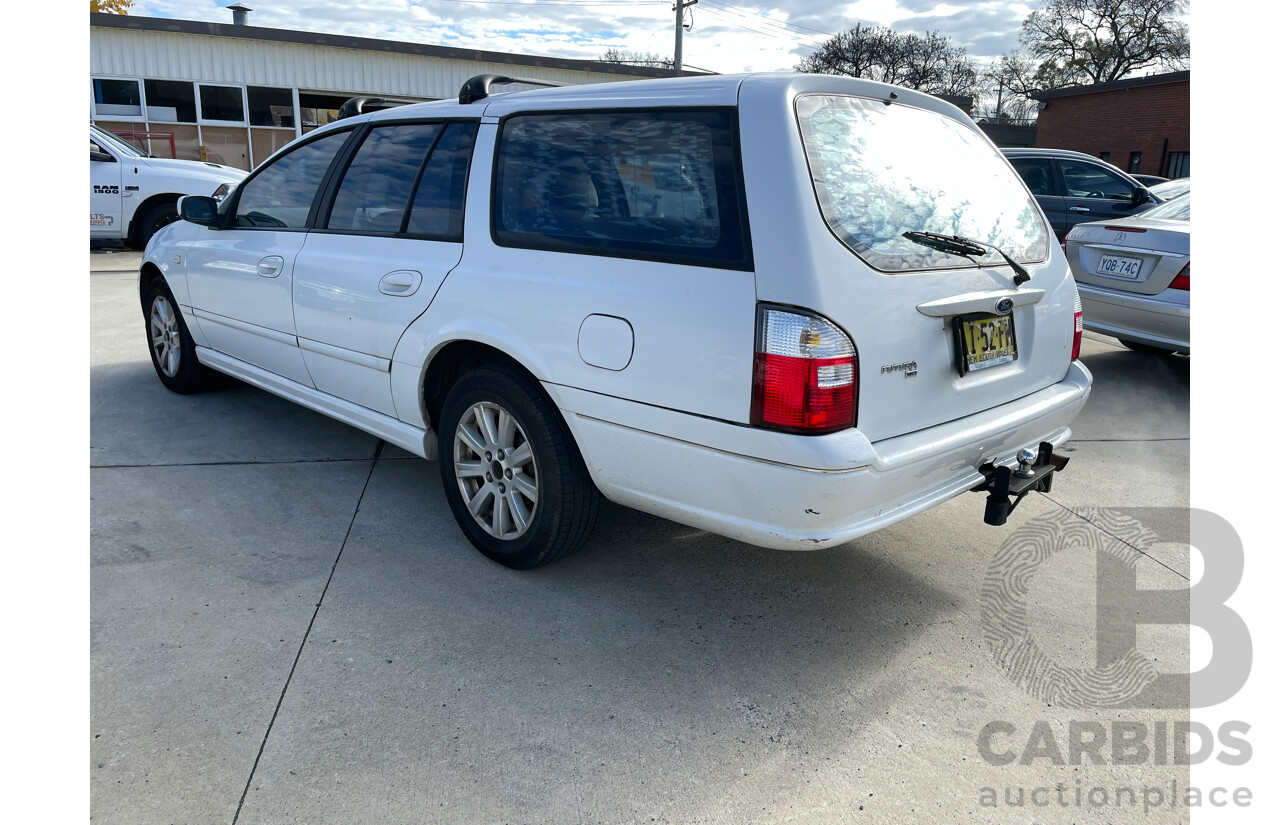 7/2005 Ford Falcon Futura BA MKII 4d Wagon White 4.0L