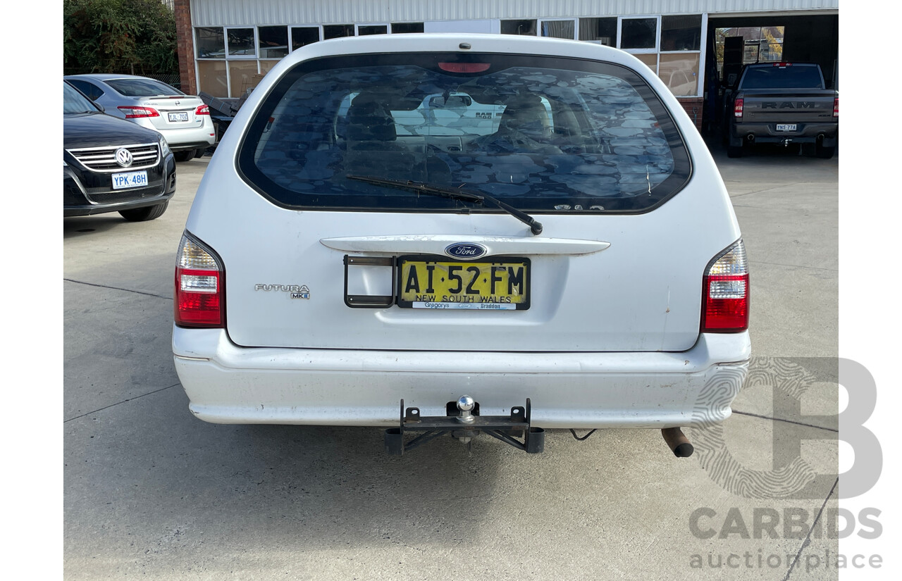 7/2005 Ford Falcon Futura BA MKII 4d Wagon White 4.0L