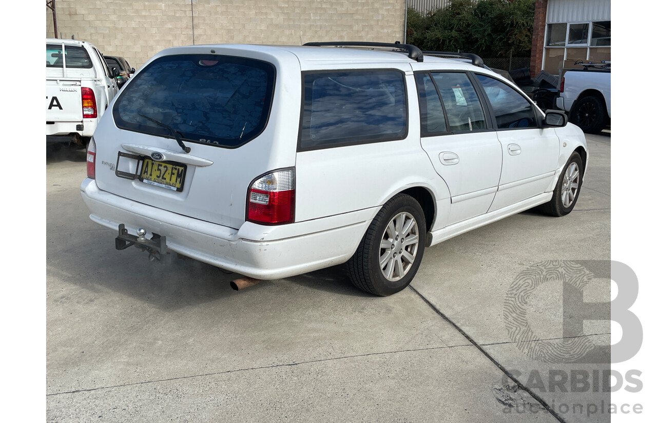 7/2005 Ford Falcon Futura BA MKII 4d Wagon White 4.0L