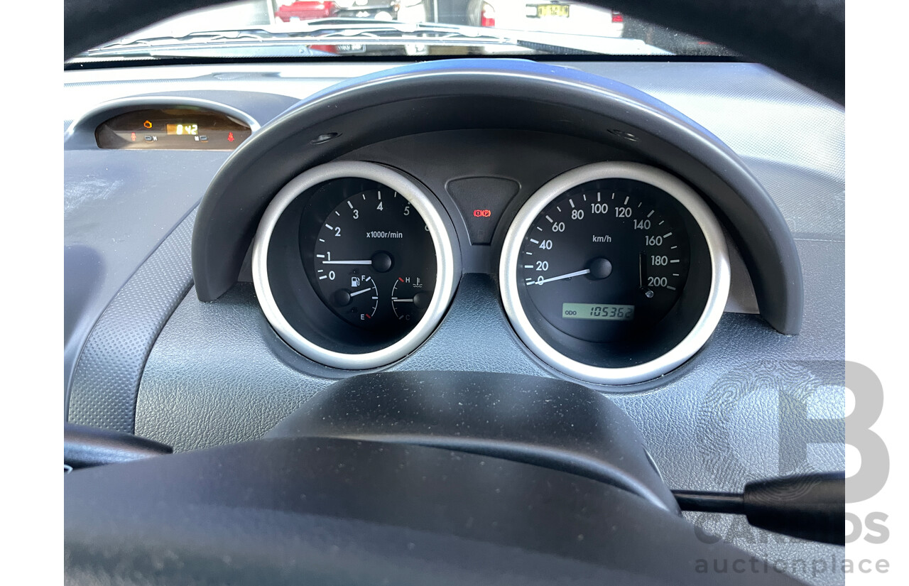 2/2008 Holden Barina  TK MY08 3d Hatchback Blue 1.6L