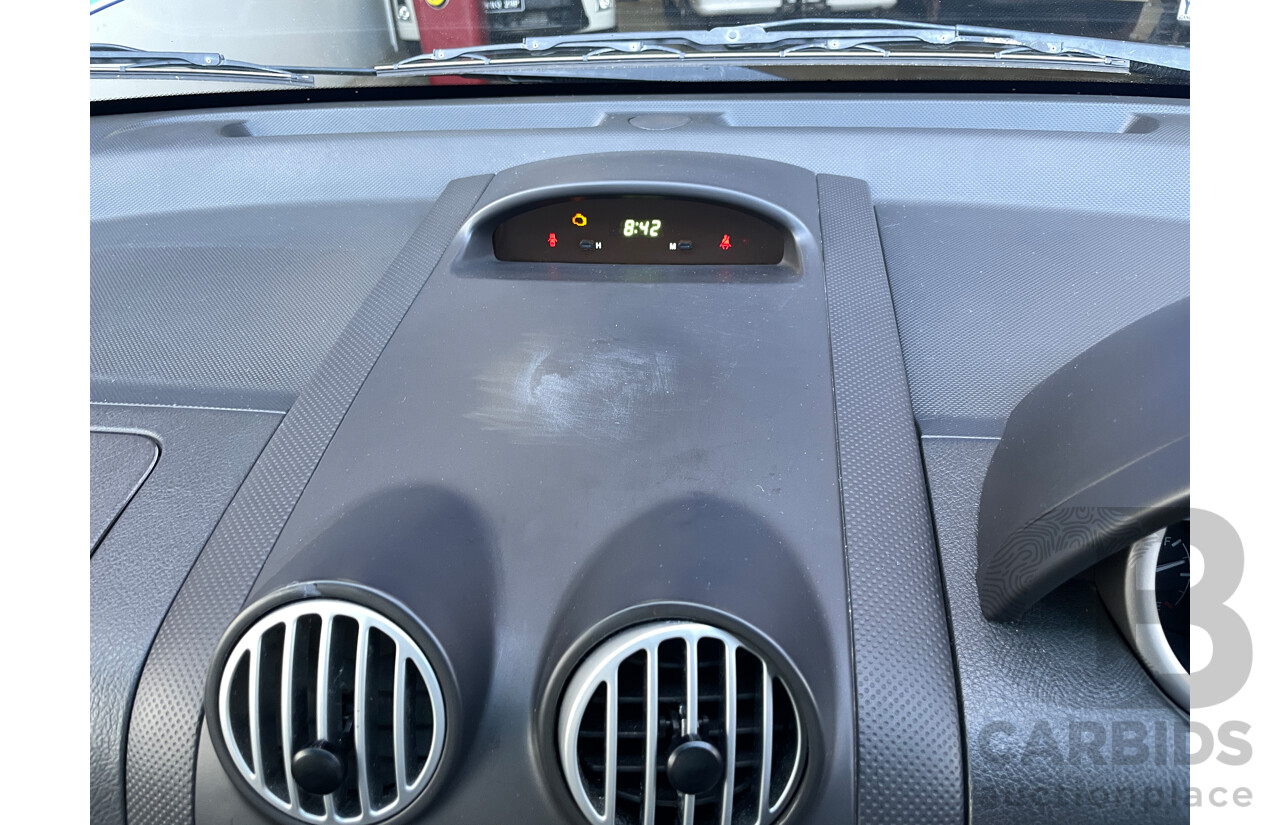 2/2008 Holden Barina  TK MY08 3d Hatchback Blue 1.6L