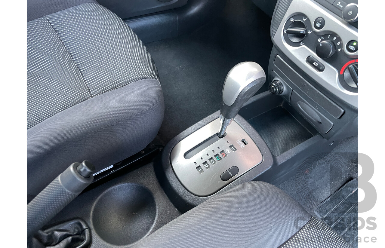 2/2008 Holden Barina  TK MY08 3d Hatchback Blue 1.6L