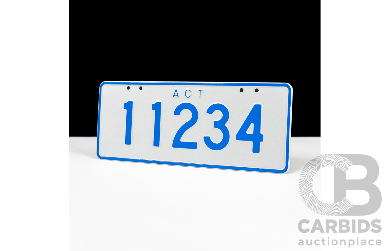 ACT 5-Digit Number Plate - 11234