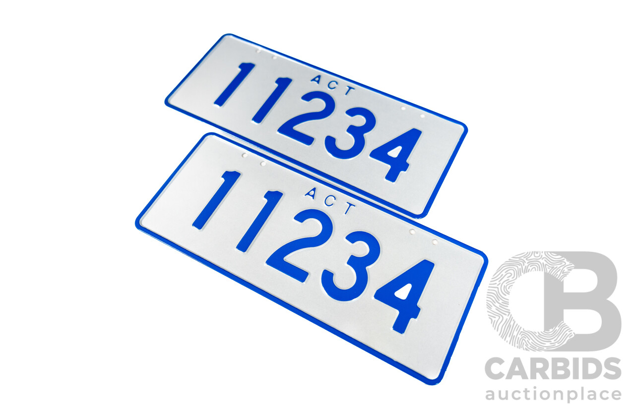 ACT 5-Digit Number Plate - 11234