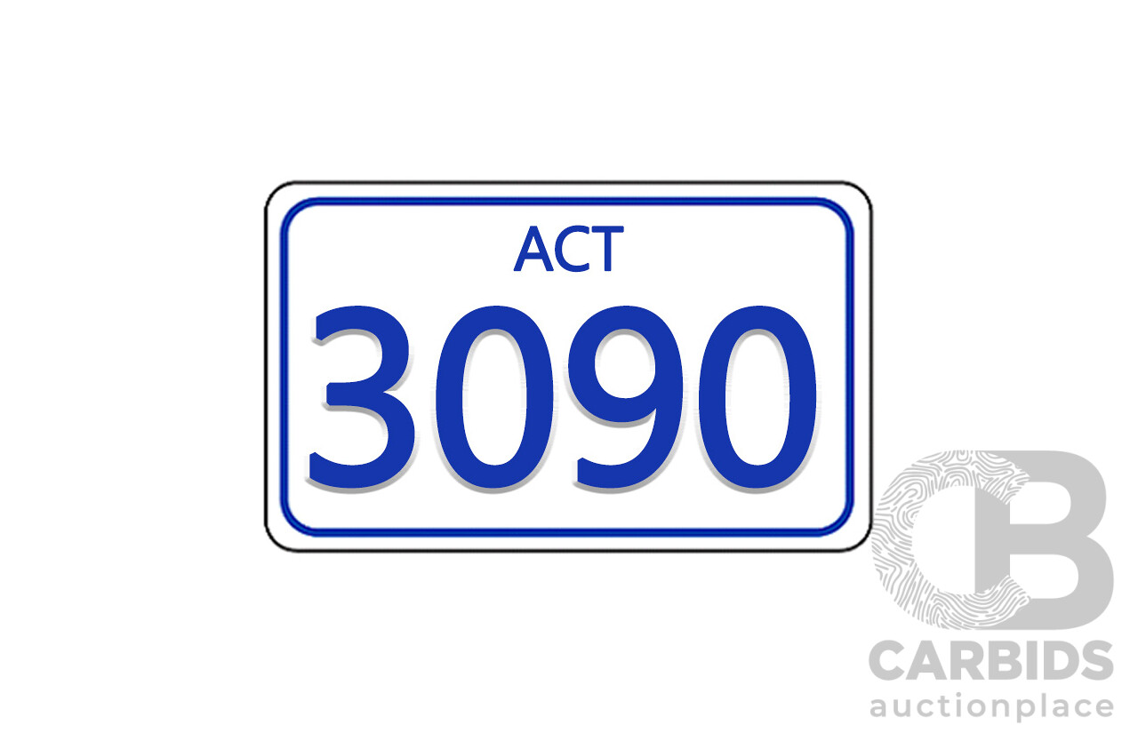 ACT 4-Digit Number Plate - 3090