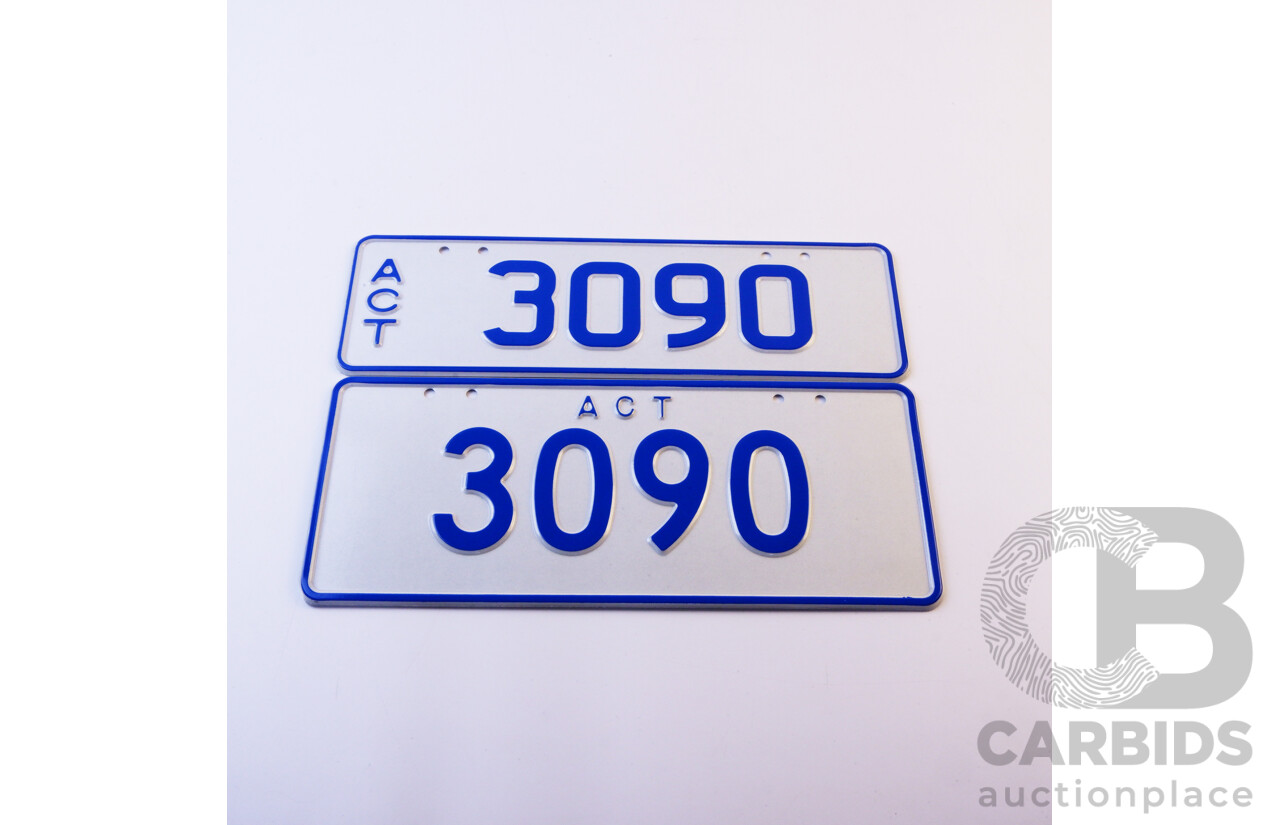 ACT 4-Digit Number Plate - 3090